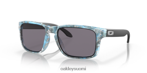 Oakley holbrook (low bridge fit) sanctuary -kokoelma Prim harmaa polarisoidut linssit, sanctuary pyörrekehys silmälasit 2T48V4806