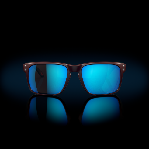 Oakley holbrook (low bridge fit) verve-kokoelma prizm safiirilinssit, matta musta/punainen värinvaihtokehys silmälasit 2T48V4807