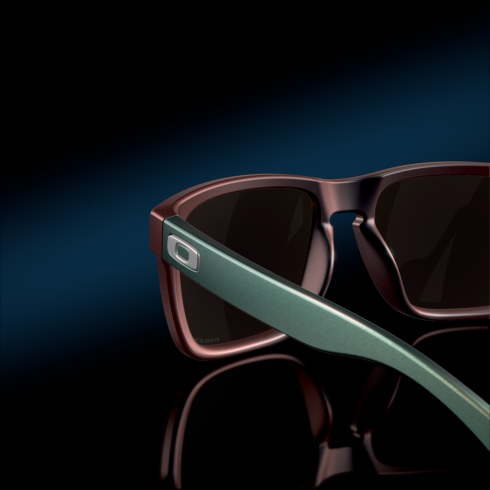 Oakley holbrook (low bridge fit) verve-kokoelma prizm safiirilinssit, matta musta/punainen värinvaihtokehys silmälasit 2T48V4807