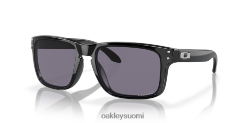 Oakley holbrook (matalan sillan istuvuus) primin harmaat linssit, kiillotettu musta kehys silmälasit 2T48V4791