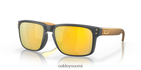 Oakley holbrook (matalan sillan istuvuus) prizm 24k polarisoidut linssit, matta hiilirunko silmälasit 2T48V4797
