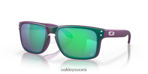 Oakley holbrook troy lee designs -sarja prizm jade linssit, troy lee suunnittelee matta violetti vihreä vaihtokehys silmälasit 2T48V4655