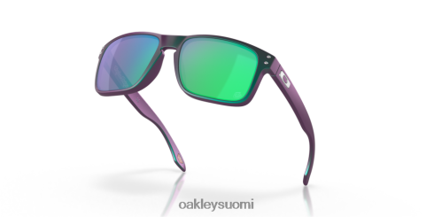 Oakley holbrook troy lee designs -sarja prizm jade linssit, troy lee suunnittelee matta violetti vihreä vaihtokehys silmälasit 2T48V4655