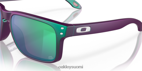 Oakley holbrook troy lee designs -sarja prizm jade linssit, troy lee suunnittelee matta violetti vihreä vaihtokehys silmälasit 2T48V4655
