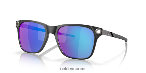 Oakley ilmestys safiiri iridium polarisoidut linssit, satiinimustan musteen kehys silmälasit 2T48V4975