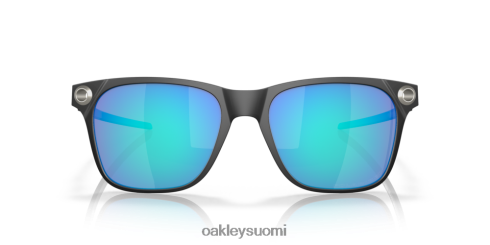 Oakley ilmestys safiiri iridium polarisoidut linssit, satiinimustan musteen kehys silmälasit 2T48V4975