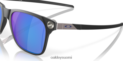Oakley ilmestys safiiri iridium polarisoidut linssit, satiinimustan musteen kehys silmälasit 2T48V4975
