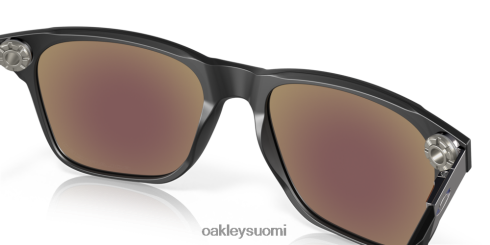 Oakley ilmestys safiiri iridium polarisoidut linssit, satiinimustan musteen kehys silmälasit 2T48V4975