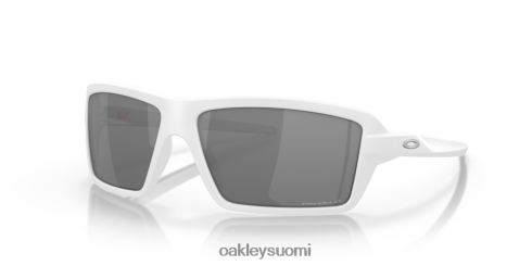 Oakley kaapelit Prim mustat polarisoidut linssit, matta valkoinen kehys silmälasit 2T48V4674