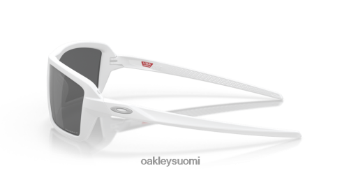 Oakley kaapelit Prim mustat polarisoidut linssit, matta valkoinen kehys silmälasit 2T48V4674