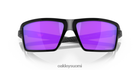 Oakley kaapelit prim violetit linssit, musta mustekehys silmälasit 2T48V4672