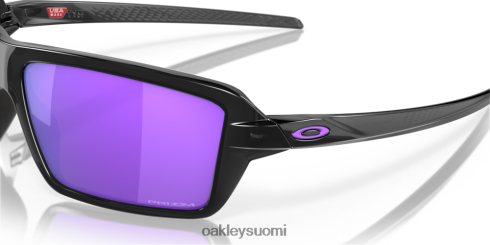 Oakley kaapelit prim violetit linssit, musta mustekehys silmälasit 2T48V4672
