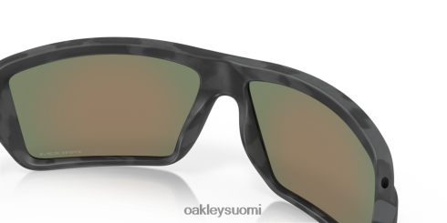 Oakley kaapelit prizm rubiinilinssit, musta camo-kehys silmälasit 2T48V4668