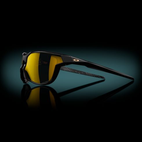Oakley kaast prizm 24k linssit, musta mustekehys silmälasit 2T48V4750