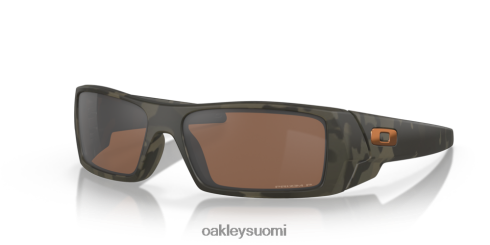 Oakley kaasukannu prizm volframi polarisoidut linssit, matta oliivi camo kehys silmälasit 2T48V4320
