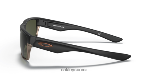 Oakley kaksipuolinen (matalan sillan sovitus) tummanharmaat linssit, mattamusta kehys silmälasit 2T48V4845