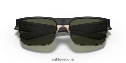 Oakley kaksipuolinen (matalan sillan sovitus) tummanharmaat linssit, mattamusta kehys silmälasit 2T48V4845