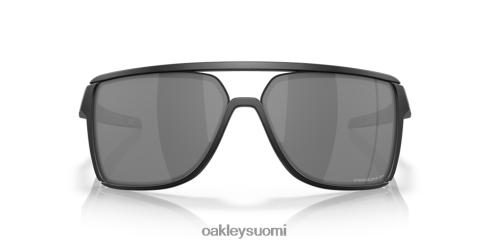 Oakley kastelli Prim mustat polarisoidut linssit, mattamusta mustekehys silmälasit 2T48V4207