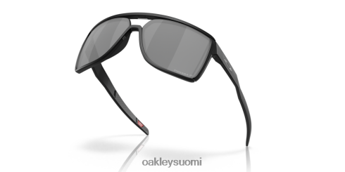 Oakley kastelli Prim mustat polarisoidut linssit, mattamusta mustekehys silmälasit 2T48V4207
