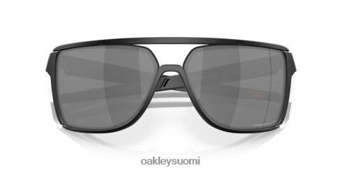 Oakley kastelli Prim mustat polarisoidut linssit, mattamusta mustekehys silmälasit 2T48V4207