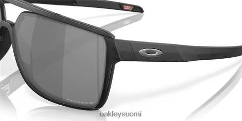 Oakley kastelli Prim mustat polarisoidut linssit, mattamusta mustekehys silmälasit 2T48V4207