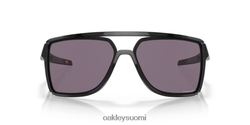 Oakley kastelli primin harmaat linssit, musta mustekehys silmälasit 2T48V4206
