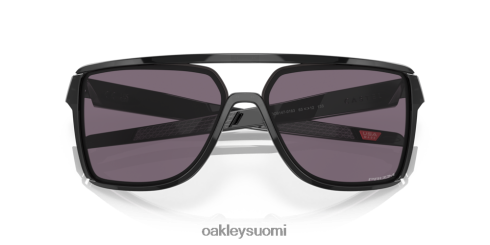 Oakley kastelli primin harmaat linssit, musta mustekehys silmälasit 2T48V4206