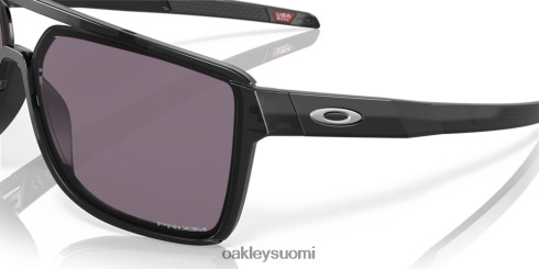Oakley kastelli primin harmaat linssit, musta mustekehys silmälasit 2T48V4206