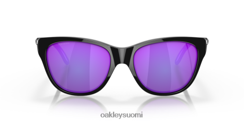 Oakley kestää violetit iridium polarisoidut linssit, kiillotettu musta kehys silmälasit 2T48V4914