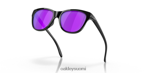 Oakley kestää violetit iridium polarisoidut linssit, kiillotettu musta kehys silmälasit 2T48V4914