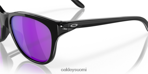 Oakley kestää violetit iridium polarisoidut linssit, kiillotettu musta kehys silmälasit 2T48V4914