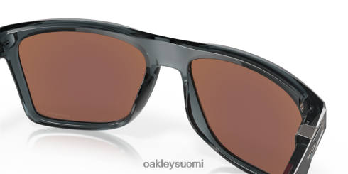Oakley leffingwell prizm syvän veden polarisoidut linssit, kristallimusta kehys silmälasit 2T48V4184