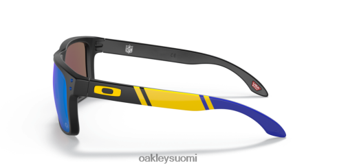 Oakley los angeles rams holbrook prizm safiirilinssit, mattamusta kehys silmälasit 2T48V4634