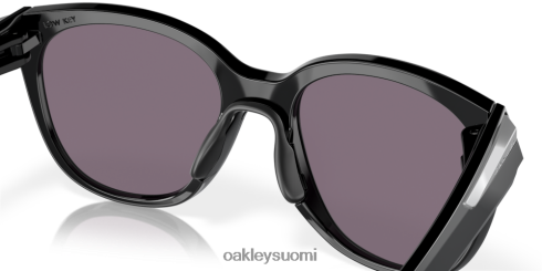 Oakley matala sävellaji primin harmaat linssit, kiillotettu musta kehys silmälasit 2T48V4939