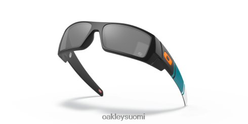 Oakley miami delfiinien gascan prim mustat linssit, mattamusta kehys silmälasit 2T48V4561