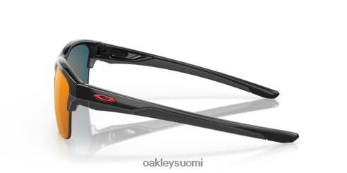 Oakley ohut linkki rubiini iridium polarisoidut linssit, musta mustekehys silmälasit 2T48V4894