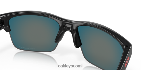 Oakley ohut linkki rubiini iridium polarisoidut linssit, musta mustekehys silmälasit 2T48V4894