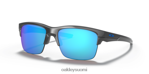 Oakley ohut linkki safiiri iridium linssit, tummanharmaa kehys silmälasit 2T48V4892