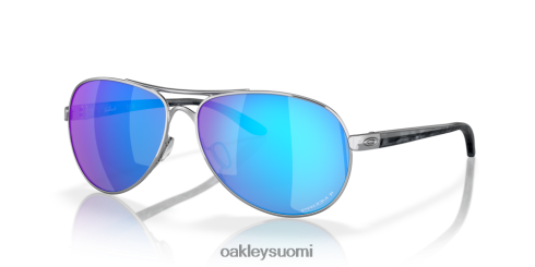 Oakley palautetta Prim safiiri polarisoidut linssit, kiillotettu kromikehys silmälasit 2T48V4481