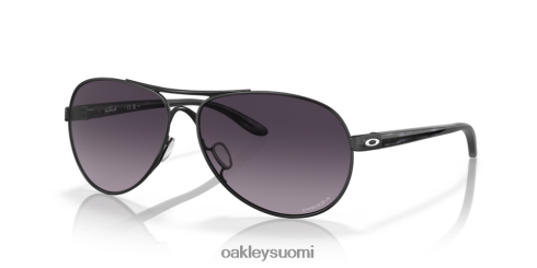 Oakley palautetta prizm harmaat gradienttilinssit, satiinimusta kehys silmälasit 2T48V4488