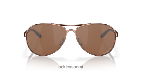 Oakley palautetta prizm volframipolarisoidut linssit, ruusukultakehys silmälasit 2T48V4480