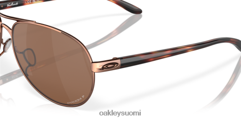 Oakley palautetta prizm volframipolarisoidut linssit, ruusukultakehys silmälasit 2T48V4480