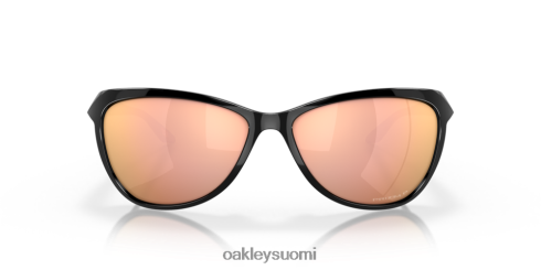 Oakley pasque prizm rose gold polarisoidut linssit, kiillotettu musta kehys silmälasit 2T48V4736