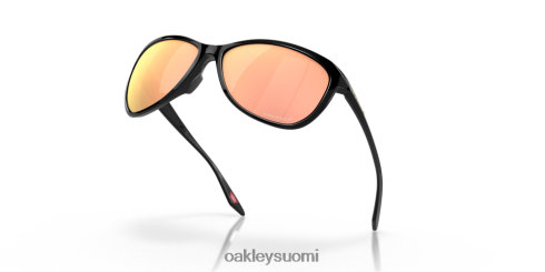 Oakley pasque prizm rose gold polarisoidut linssit, kiillotettu musta kehys silmälasit 2T48V4736