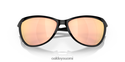 Oakley pasque prizm rose gold polarisoidut linssit, kiillotettu musta kehys silmälasit 2T48V4736