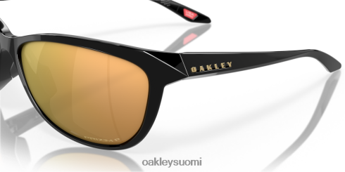 Oakley pasque prizm rose gold polarisoidut linssit, kiillotettu musta kehys silmälasit 2T48V4736
