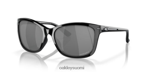 Oakley pudota sisään mustat iridiumlinssit, kiillotettu musta kehys silmälasit 2T48V4762