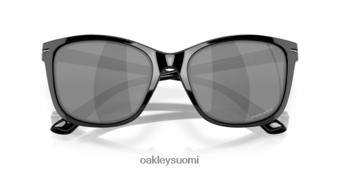 Oakley pudota sisään mustat iridiumlinssit, kiillotettu musta kehys silmälasit 2T48V4762