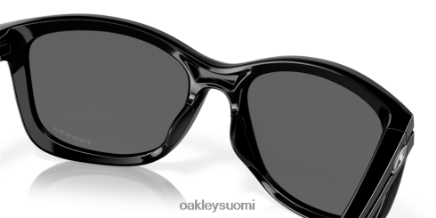 Oakley pudota sisään mustat iridiumlinssit, kiillotettu musta kehys silmälasit 2T48V4762