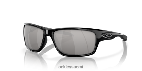 Oakley ruokala kromi iridium polarisoidut linssit, kiillotettu musta kehys silmälasit 2T48V4747